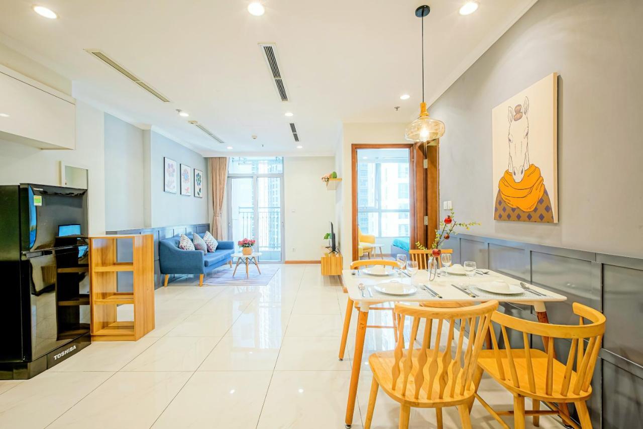 Mott Haven Apart - Vinhomes Central Park, Landmark 81 Area & Ice Rink Ho Či Minovo Město Exteriér fotografie